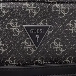 Sacoche homme Guess Vezzola Noir - ZESHOES