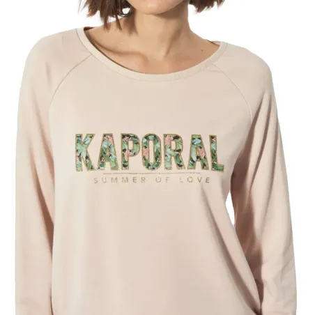 Sweat shirt femme Kaporal Rose Kanan