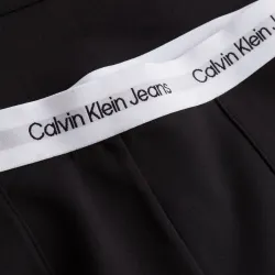 Pantalon jogging femme Calvin Klein Unlimited logo Noir - ZESHOES Pantalon jogging femme Calvin Klein Unlimited logo Noir - ZESHOES