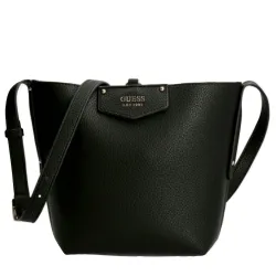 Pochette femme Guess Brenton Noir - ZESHOES Pochette femme Guess Brenton Noir - ZESHOES