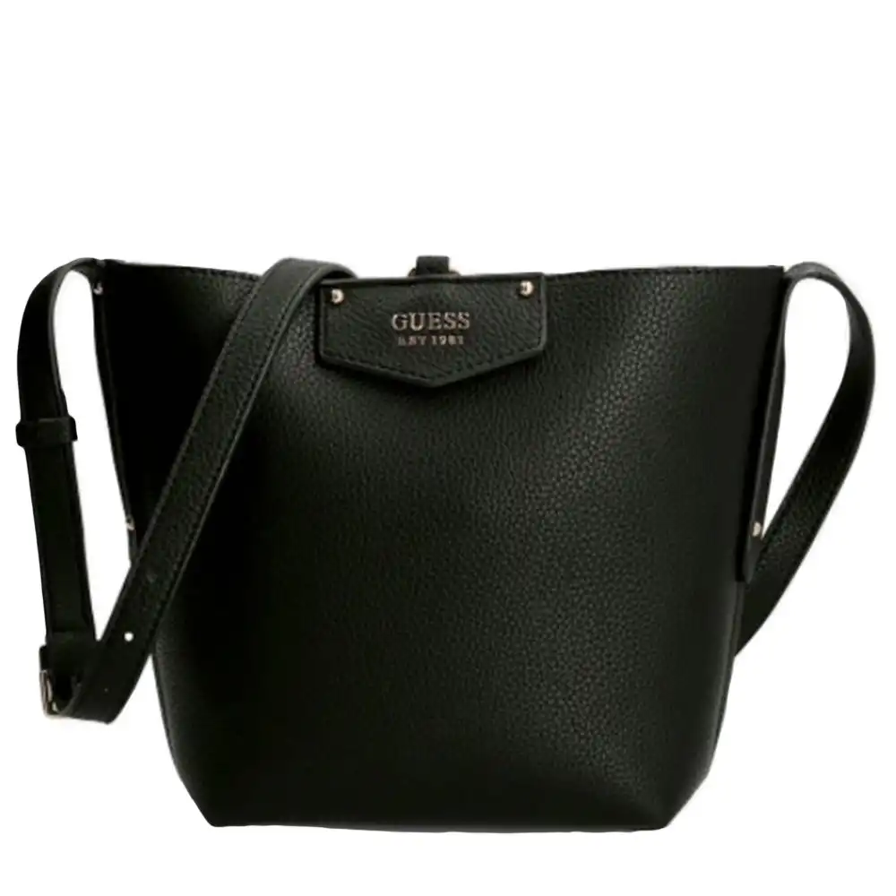 Pochette femme Guess Brenton Noir - ZESHOES Pochette femme Guess Brenton Noir - ZESHOES