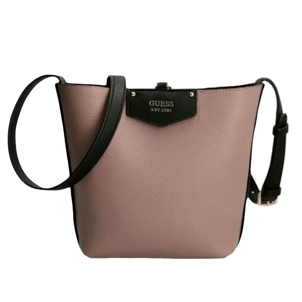 Pochette femme Guess Brenton Noir - ZESHOES Pochette femme Guess Brenton Noir - ZESHOES