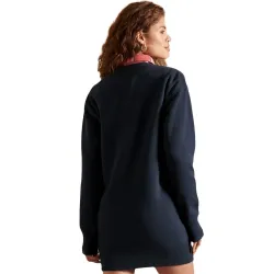 Robe femme Superdry Pride in craft crew dress Bleu - ZESHOES Robe femme Superdry Pride in craft crew dress Bleu - ZESHOES