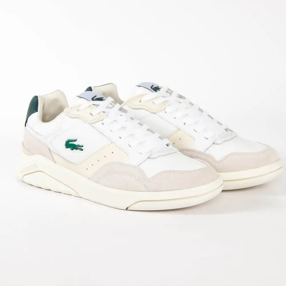 Basket de ville basse homme Lacoste Game advanced luxe Blanc - ZESHOES