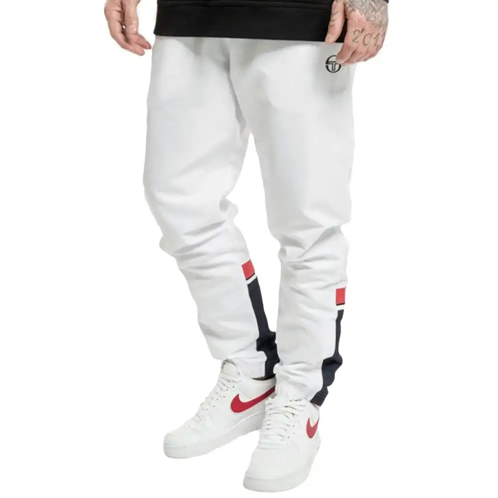 Pantalon jogging homme Sergio Tacchini Almond Blanc - ZESHOES