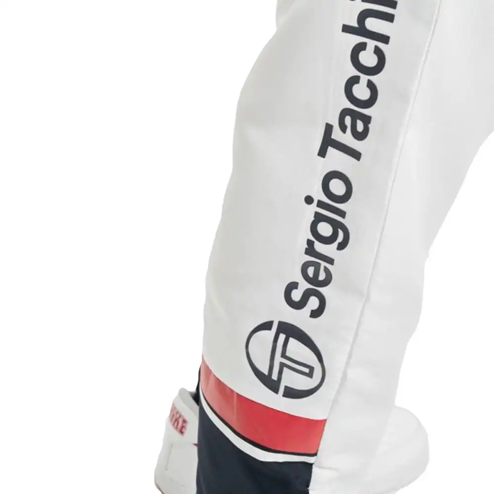 Pantalon jogging homme Sergio Tacchini Almond Blanc - ZESHOES Pantalon jogging homme Sergio Tacchini Almond Blanc - ZESHOES