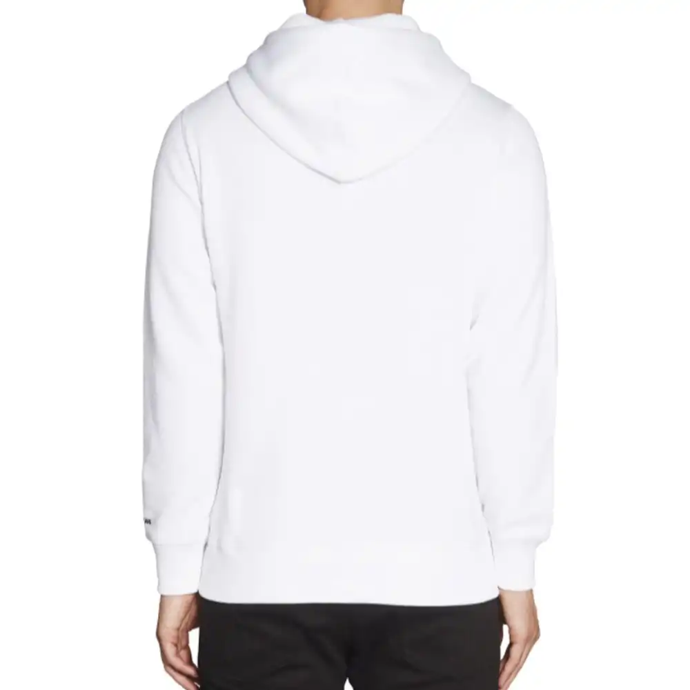 Sweat capuche homme Calvin Klein Essential regular hoodie Blanc - ZESHOES Sweat capuche homme Calvin Klein Essential regular hoodie Blanc - ZESHOES