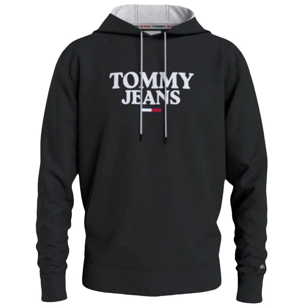 Tommy Jeans Sweat Flag Homme Noir