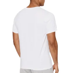 T shirt manche courte homme Emporio Armani Bialy Blanc - ZESHOES T shirt manche courte homme Emporio Armani Bialy Blanc - ZESHOES