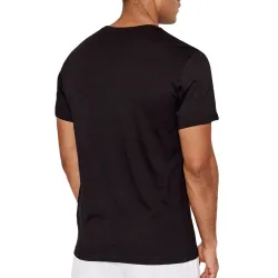 T shirt manche courte homme Emporio Armani Regular fit Noir - ZESHOES