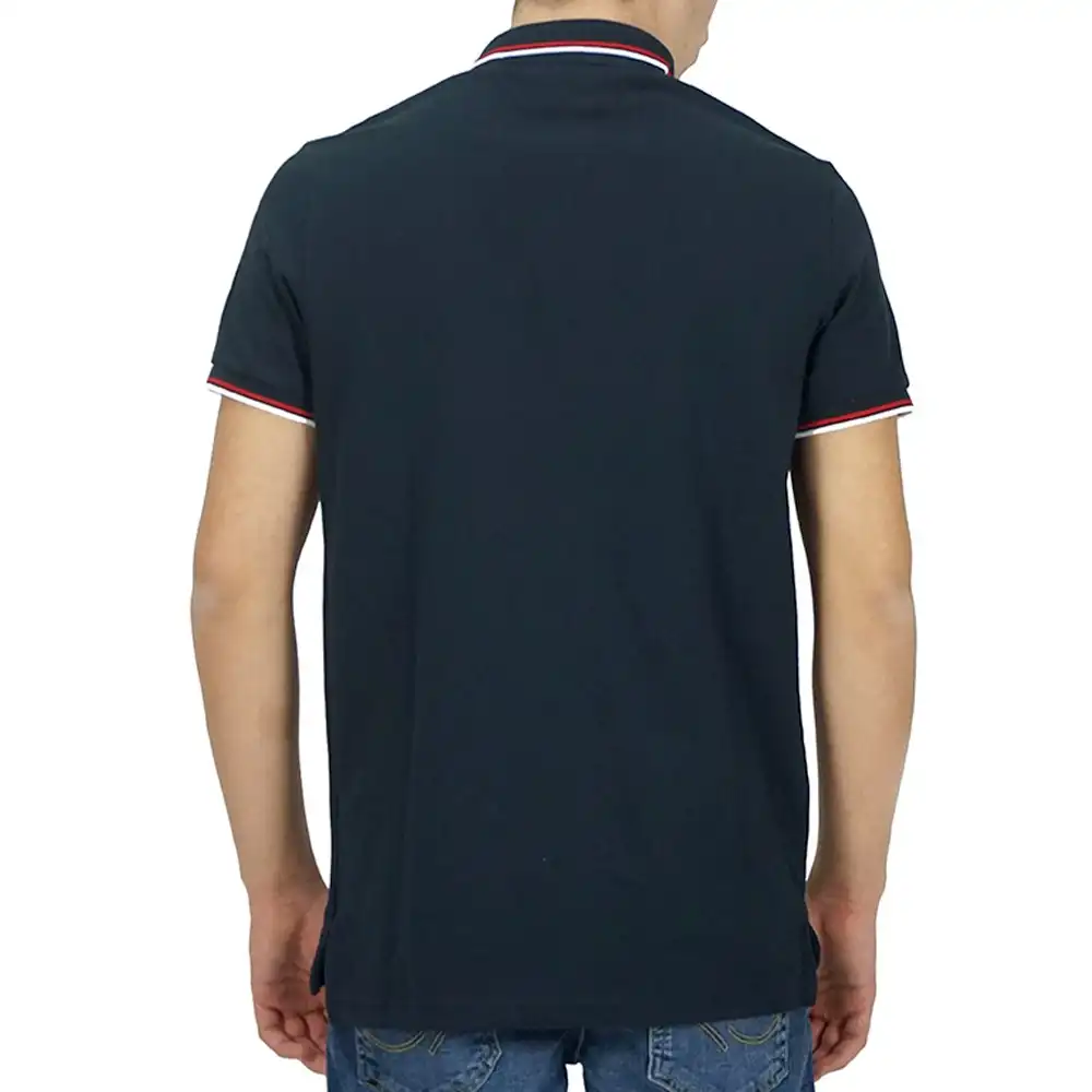 Polo manche courte Superdry Classic logo Noir - ZESHOES Polo manche courte Superdry Classic logo Noir - ZESHOES