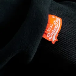 Sweat capuche homme Superdry Orange label Noir - ZESHOES Sweat capuche homme Superdry Orange label Noir - ZESHOES