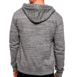 Sweat capuche homme Superdry Orange label Gris - ZESHOES