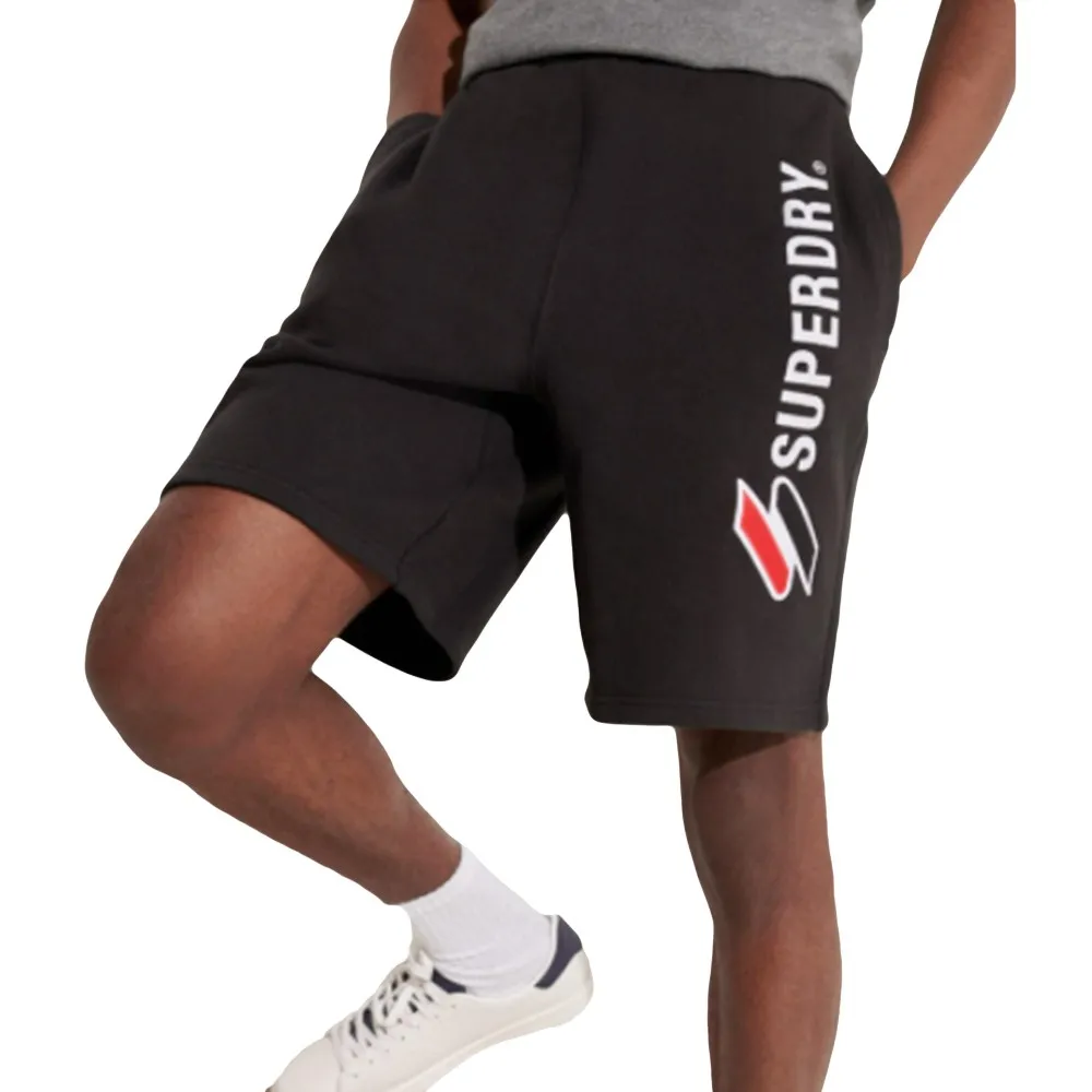 Superdry Short Classic logo Homme Noir