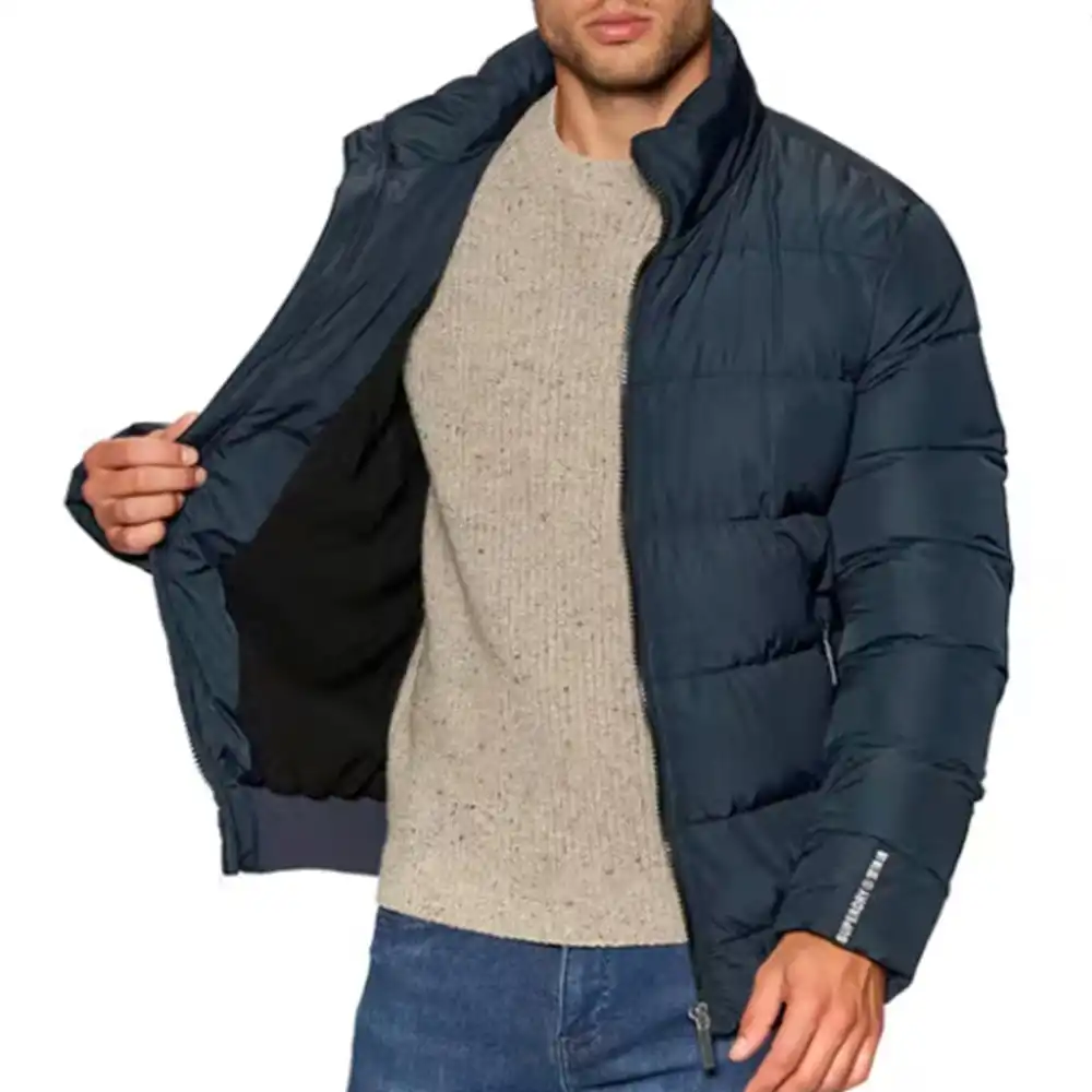 Doudoune homme Superdry Track sport Bleu - ZESHOES