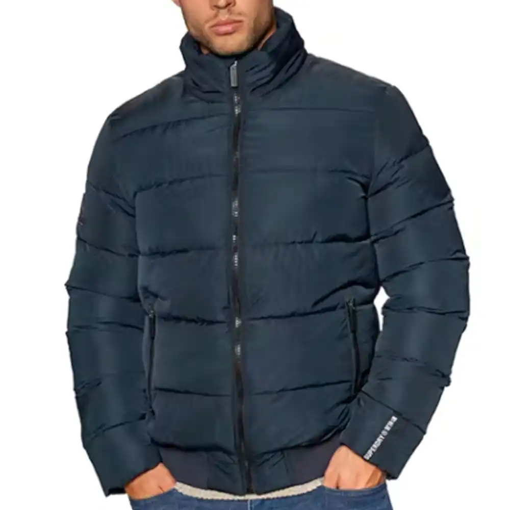 Doudoune homme Superdry Track sport Bleu - ZESHOES