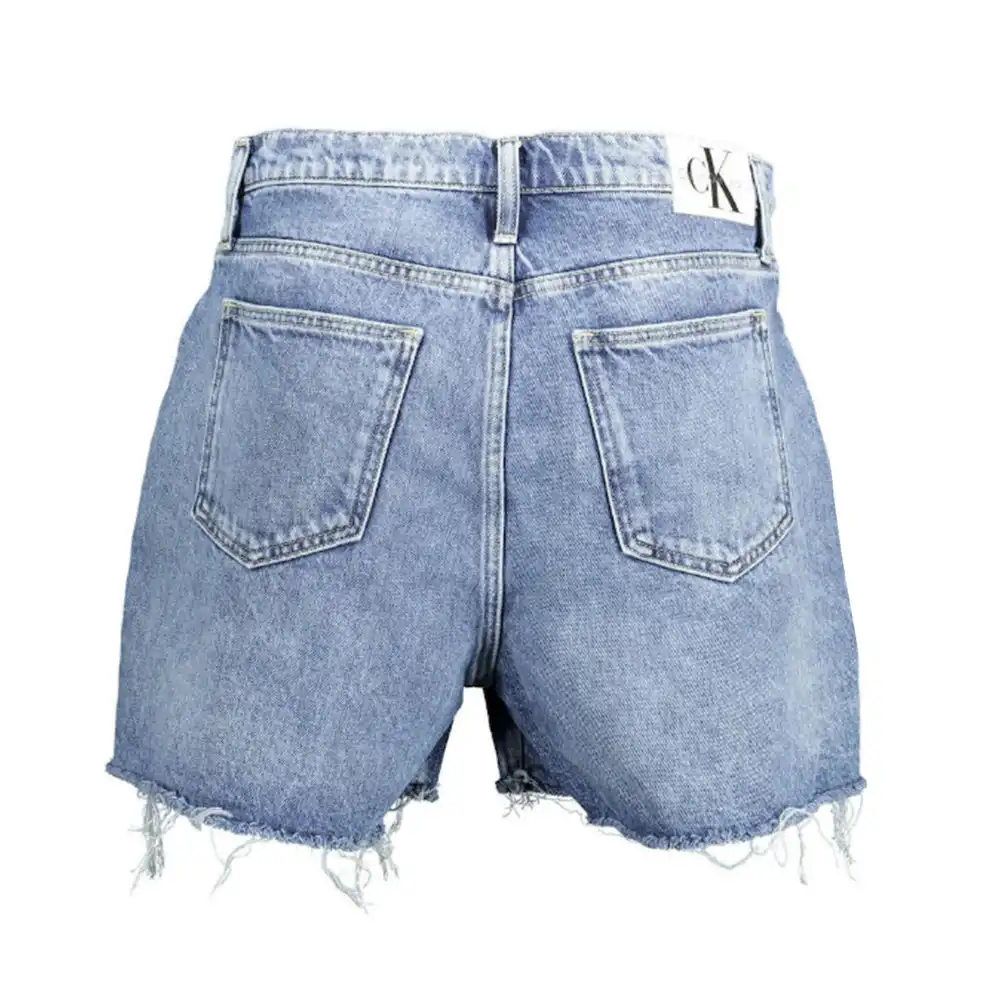 Short femme Calvin Klein Blauw Bleu - ZESHOES Short femme Calvin Klein Blauw Bleu - ZESHOES
