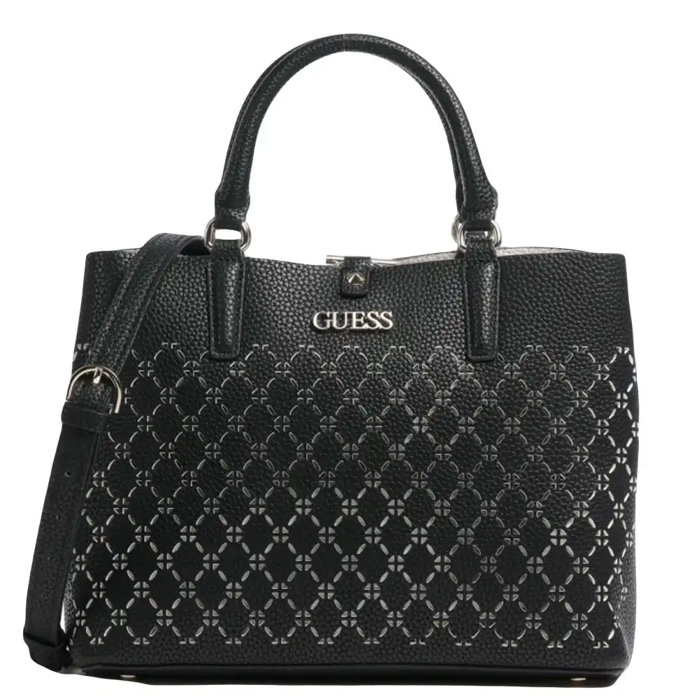 Sac bandoulière femme Guess Original logo Noir - ZESHOES