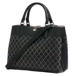 Sac bandoulière femme Guess Original logo Noir - ZESHOES