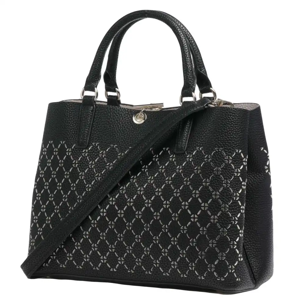 Sac bandoulière femme Guess Original logo Noir - ZESHOES