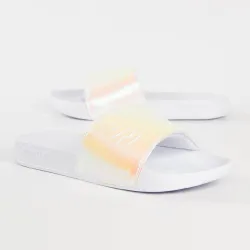 Claquette femme Superdry Pool slide Blanc - ZESHOES Claquette femme Superdry Pool slide Blanc - ZESHOES