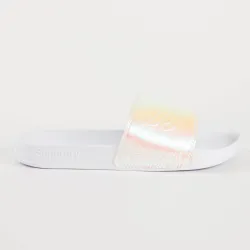Claquette femme Superdry Pool slide Blanc - ZESHOES Claquette femme Superdry Pool slide Blanc - ZESHOES