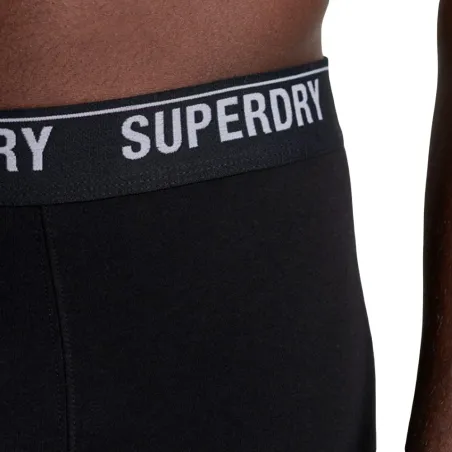 Produits victimes de leur succès Superdry Noir Pack x3 unlimited logo