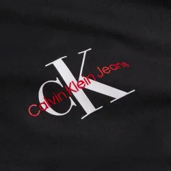 T shirt manche courte homme Calvin Klein Logo tee Noir - ZESHOES T shirt manche courte homme Calvin Klein Logo tee Noir - ZESHOES