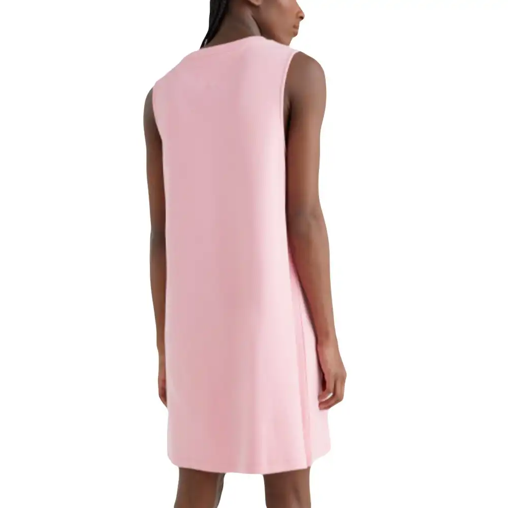 Robe femme Tommy Jeans Badge tank dress Rose - ZESHOES