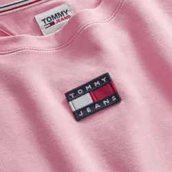 Robe femme Tommy Jeans Badge tank dress Rose - ZESHOES