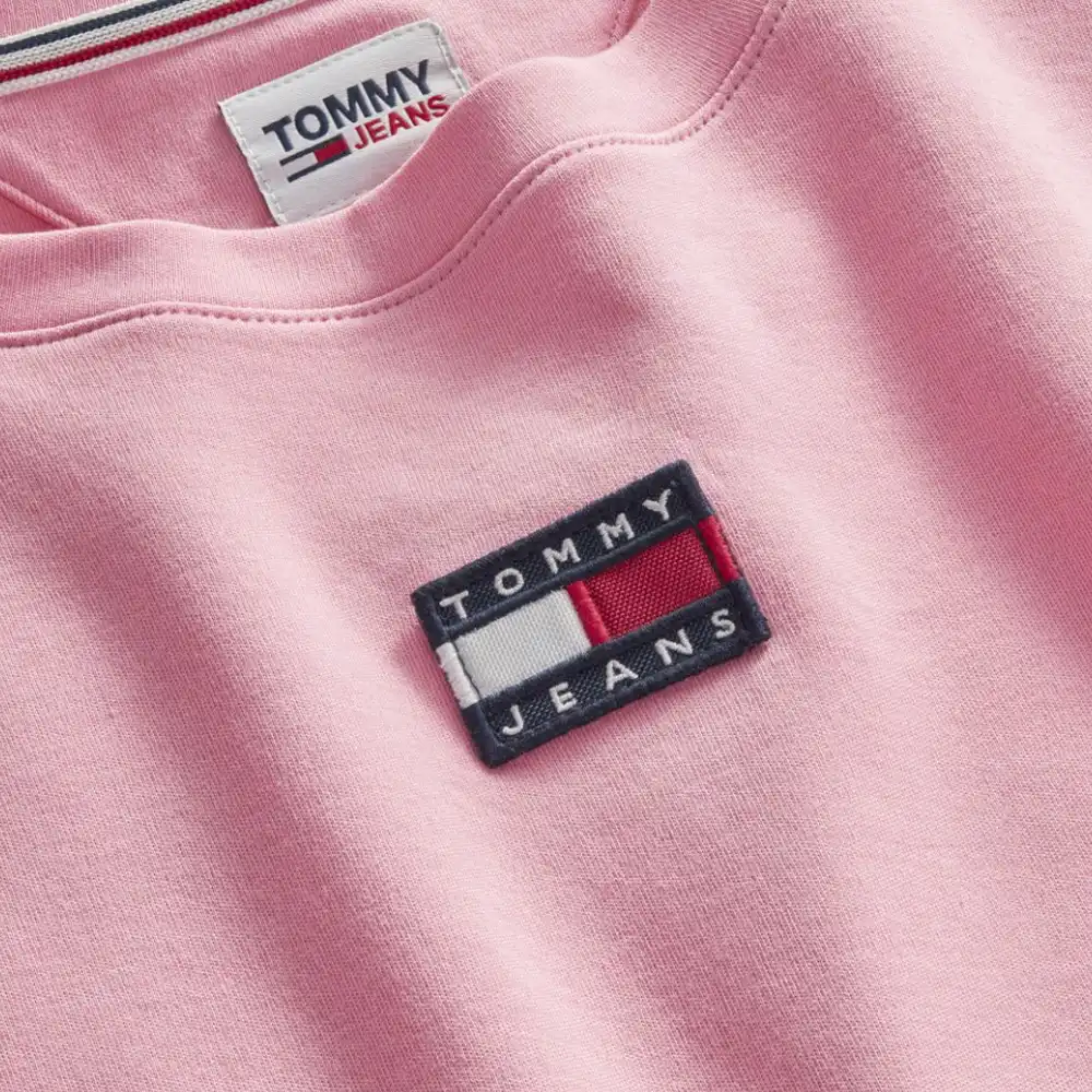 Robe femme Tommy Jeans Badge tank dress Rose - ZESHOES