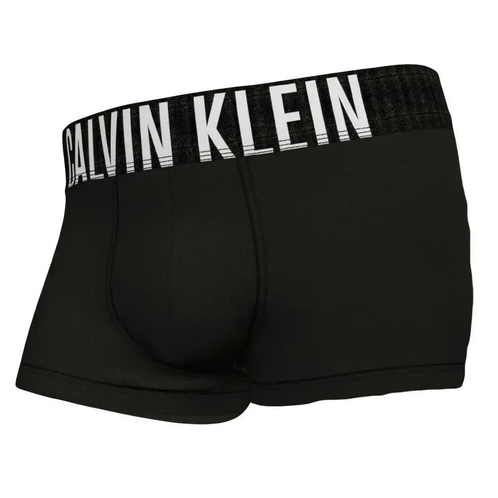 Boxer homme Calvin Klein Pack x2 front logo Noir - ZESHOES