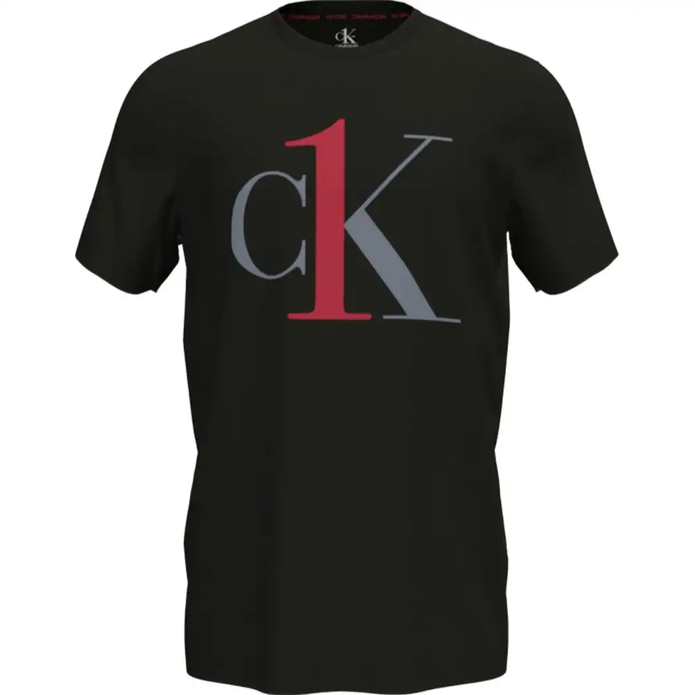 T shirt manche courte homme Calvin Klein Big logo CK Multicolor - ZESHOES