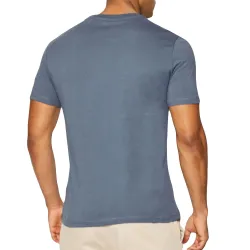 T shirt manche courte homme Guess Original logo Bleu - ZESHOES