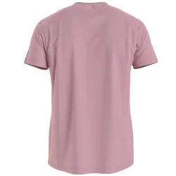 T shirt manche courte homme Tommy Jeans Chest logo tee Rose - ZESHOES T shirt manche courte homme Tommy Jeans Chest logo tee Rose - ZESHOES