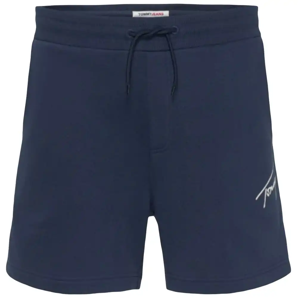 Short homme Tommy Jeans Signature short Bleu - ZESHOES