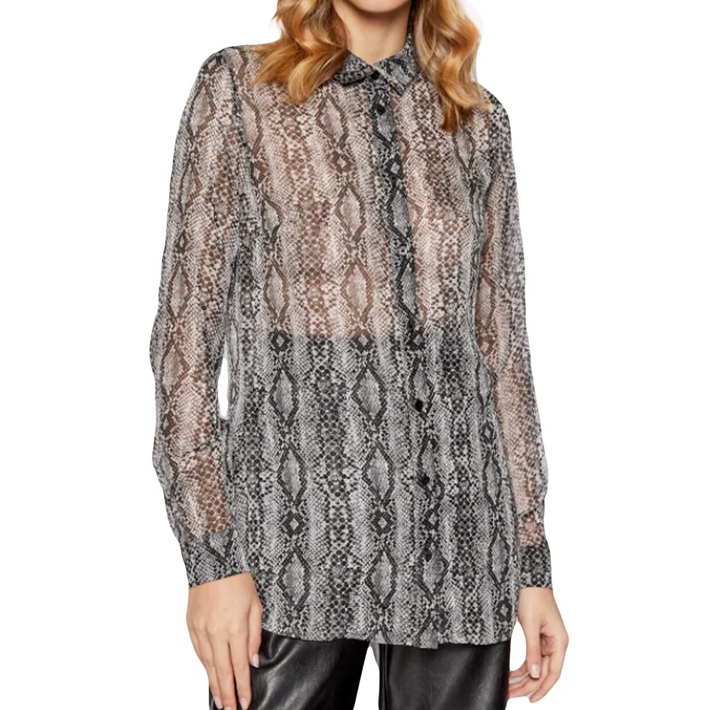 Chemise Guess Original Femme Gris