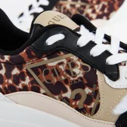Basket basse femme Guess Léopard style Leopard - ZESHOES Basket basse femme Guess Léopard style Leopard - ZESHOES