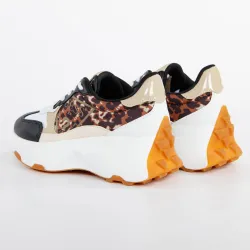 Basket basse femme Guess Léopard style Leopard - ZESHOES Basket basse femme Guess Léopard style Leopard - ZESHOES