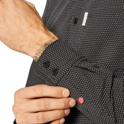 Chemise manches longues homme Guess Style luxe Noir - ZESHOES Chemise manches longues homme Guess Style luxe Noir - ZESHOES