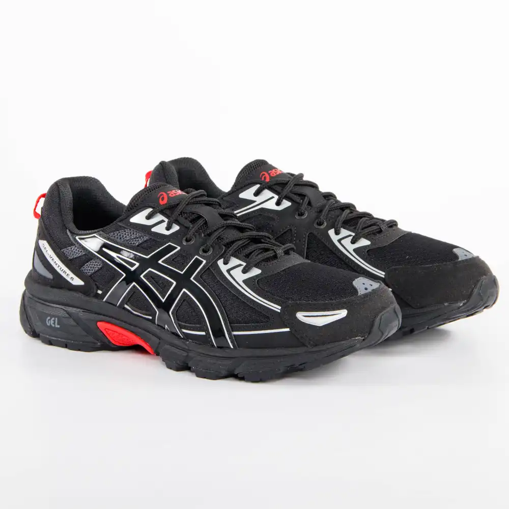 Chaussure running homme Asics Gel venture 6 Noir - ZESHOES