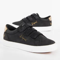 Basket basse femme Kaporal Tippy black Noir - ZESHOES Basket basse femme Kaporal Tippy black Noir - ZESHOES