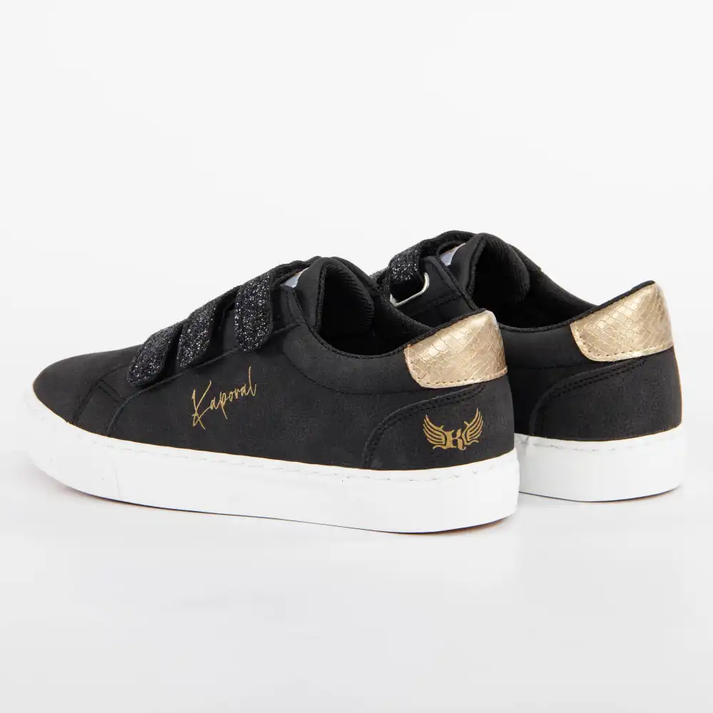 Basket basse femme Kaporal Tippy black Noir - ZESHOES Basket basse femme Kaporal Tippy black Noir - ZESHOES