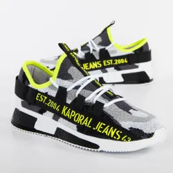 Basket basse homme Kaporal Dofino Blanc - ZESHOES Basket basse homme Kaporal Dofino Blanc - ZESHOES