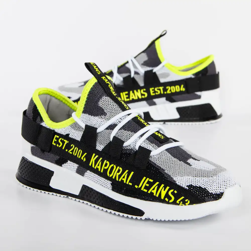 Basket basse homme Kaporal Dofino Blanc - ZESHOES Basket basse homme Kaporal Dofino Blanc - ZESHOES