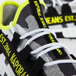 Basket basse homme Kaporal Dofino Blanc - ZESHOES Basket basse homme Kaporal Dofino Blanc - ZESHOES