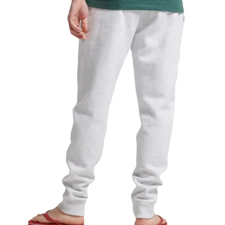 Pantalon jogging homme Superdry Blanc Classique Core Logo