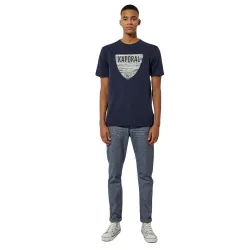 T shirt manche courte homme Kaporal Corty Bleu - ZESHOES T shirt manche courte homme Kaporal Corty Bleu - ZESHOES