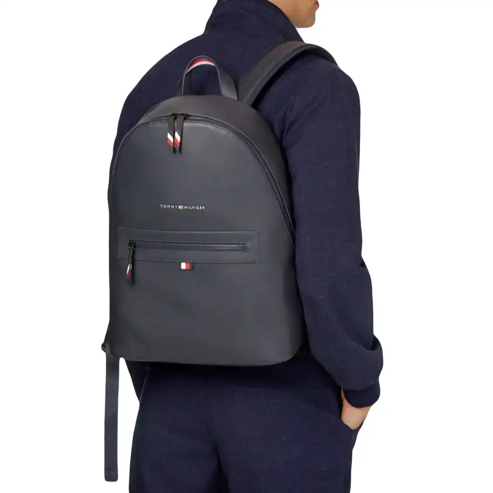 Sac à dos homme Tommy Jeans Original logo Noir - ZESHOES