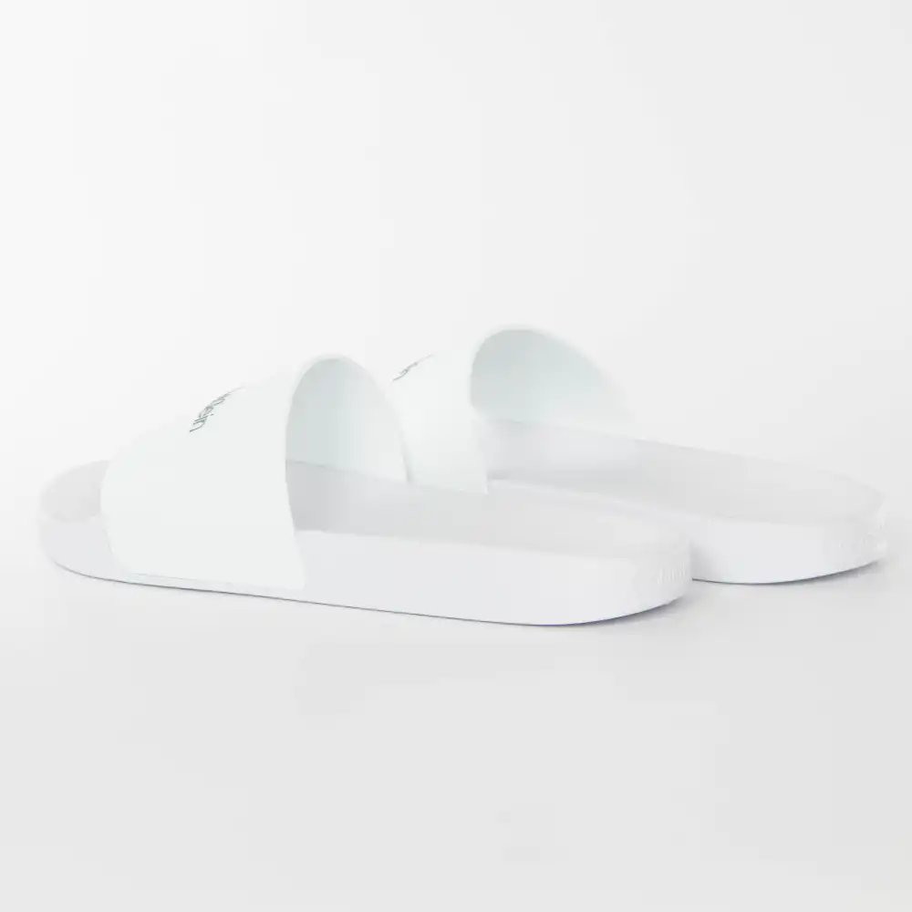 Claquette homme Calvin Klein Original white Blanc - ZESHOES Claquette homme Calvin Klein Original white Blanc - ZESHOES